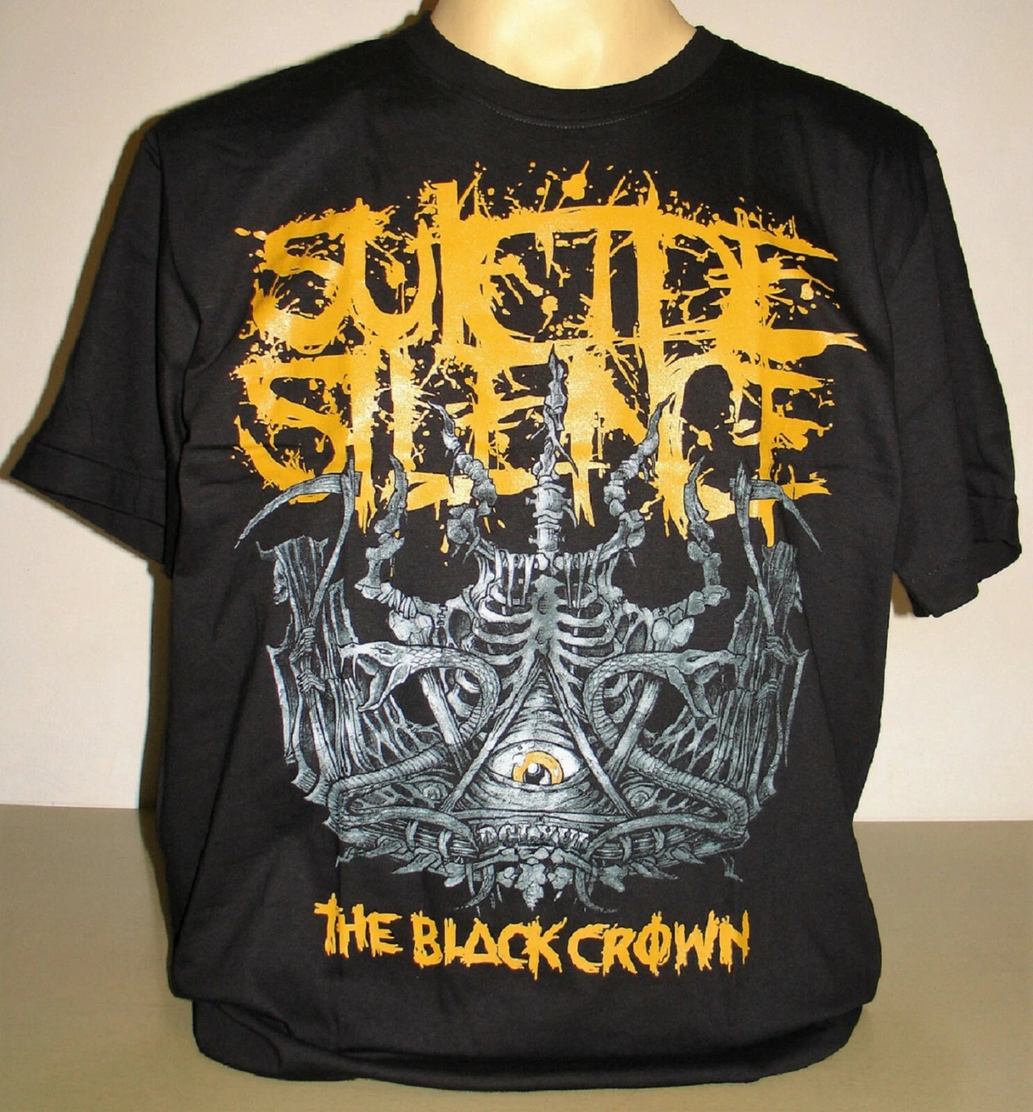 Suicide Silence The Black Crown T-Shirt Size S M L XL 2XL 3XL Deathcore Band New