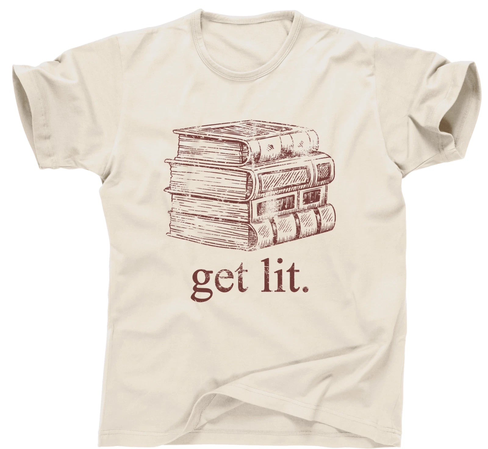 Get Lit T-Shirt – Vintage Book Club Graphic Tee for Readers Who Still Feel Ink