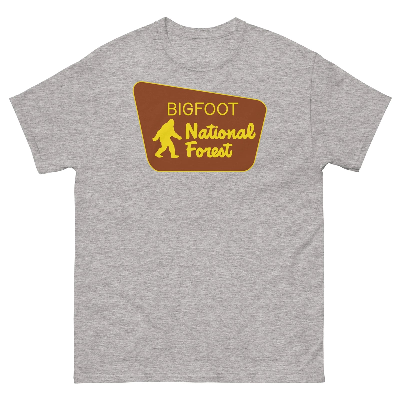 Bigfoot National Forest Sasquatch Cryptid Monster Legend Men's Classic Tee
