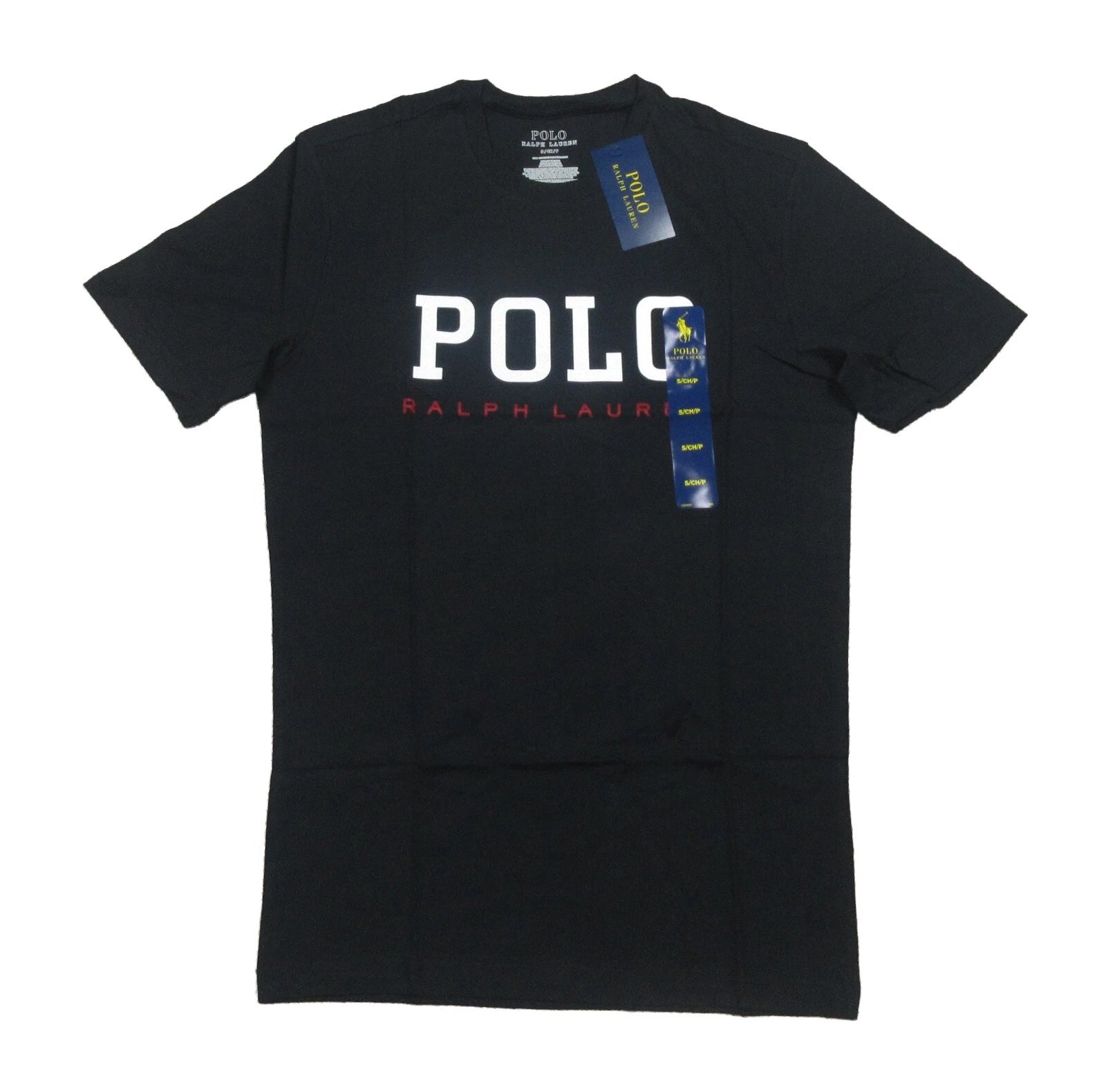 Polo Ralph Lauren Men's Black Logo Graphic Print Short Sleeve Sleep T-Shirt