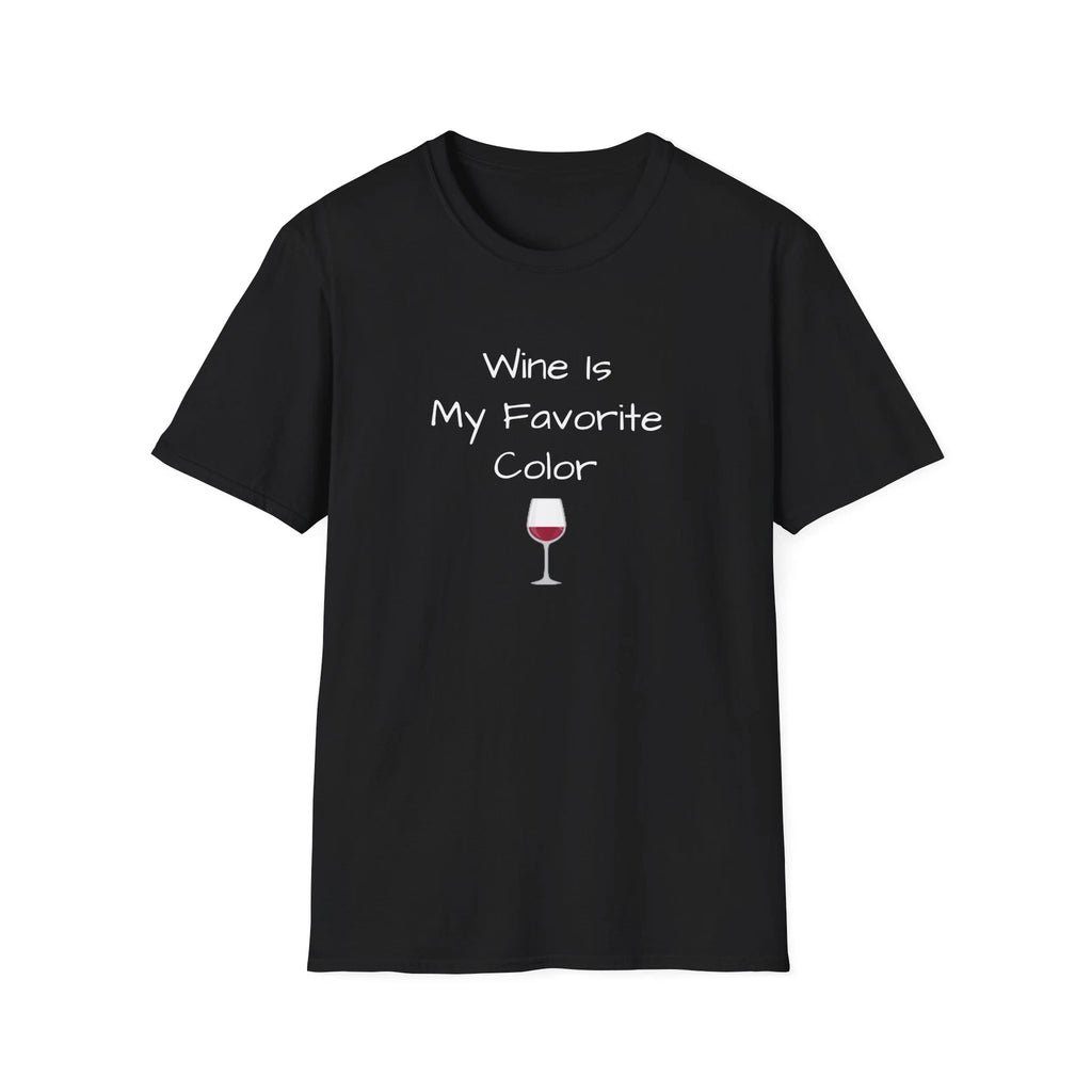 Wine Is My Favorite Color Unisex Softstyle T-Shirt