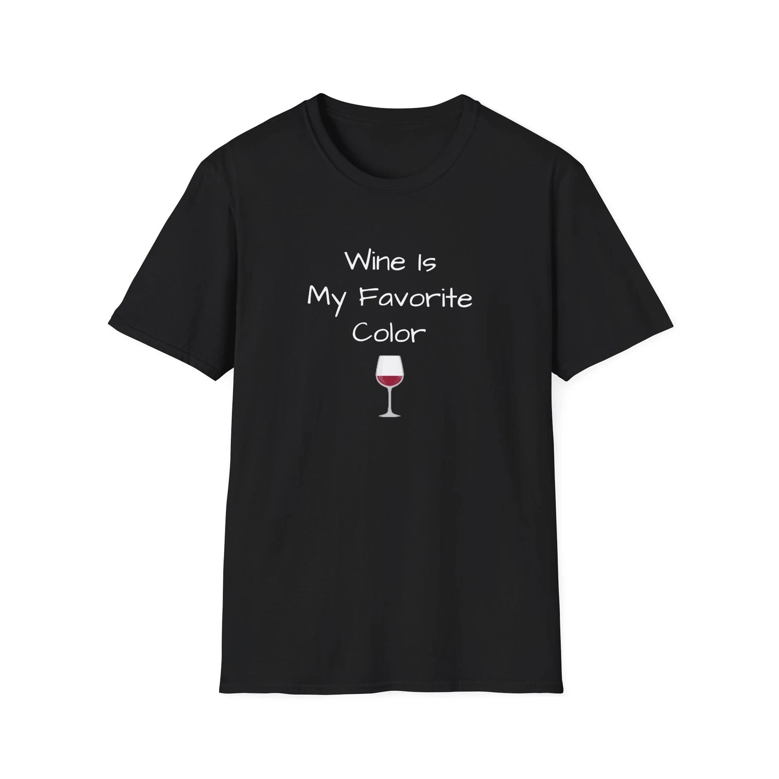Wine Is My Favorite Color Unisex Softstyle T-Shirt