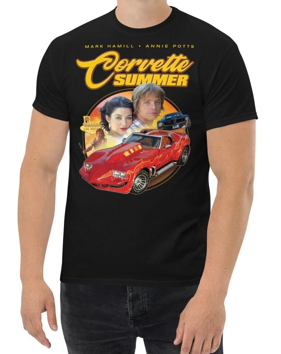 New Chevy Corvette Summer Men's Classic T Shirt Sizes S-5XL Assorted Colors