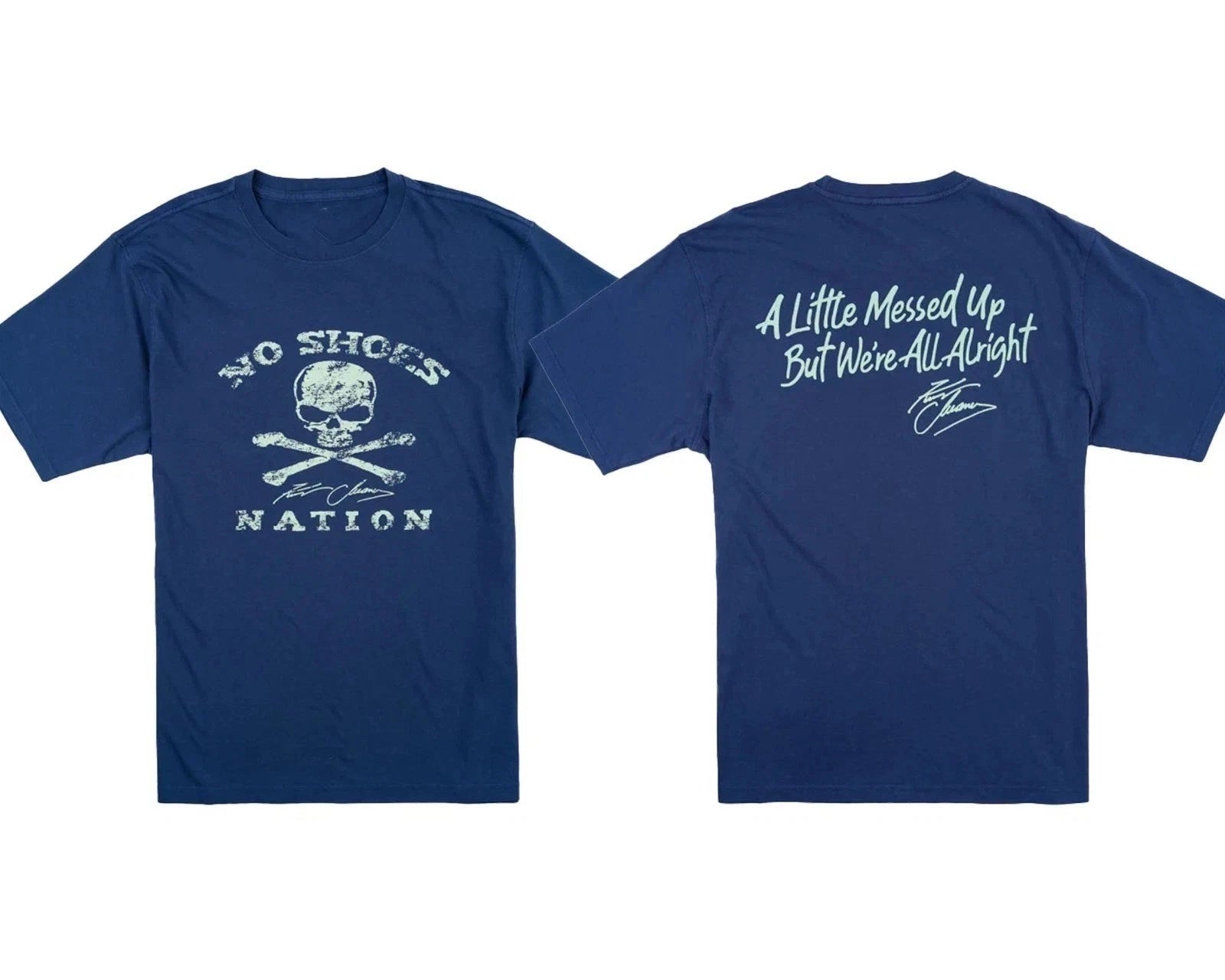 Kenny Chesney NSN No Shoes Nation A Little Messed Navy Shirt Unisex S-5XL