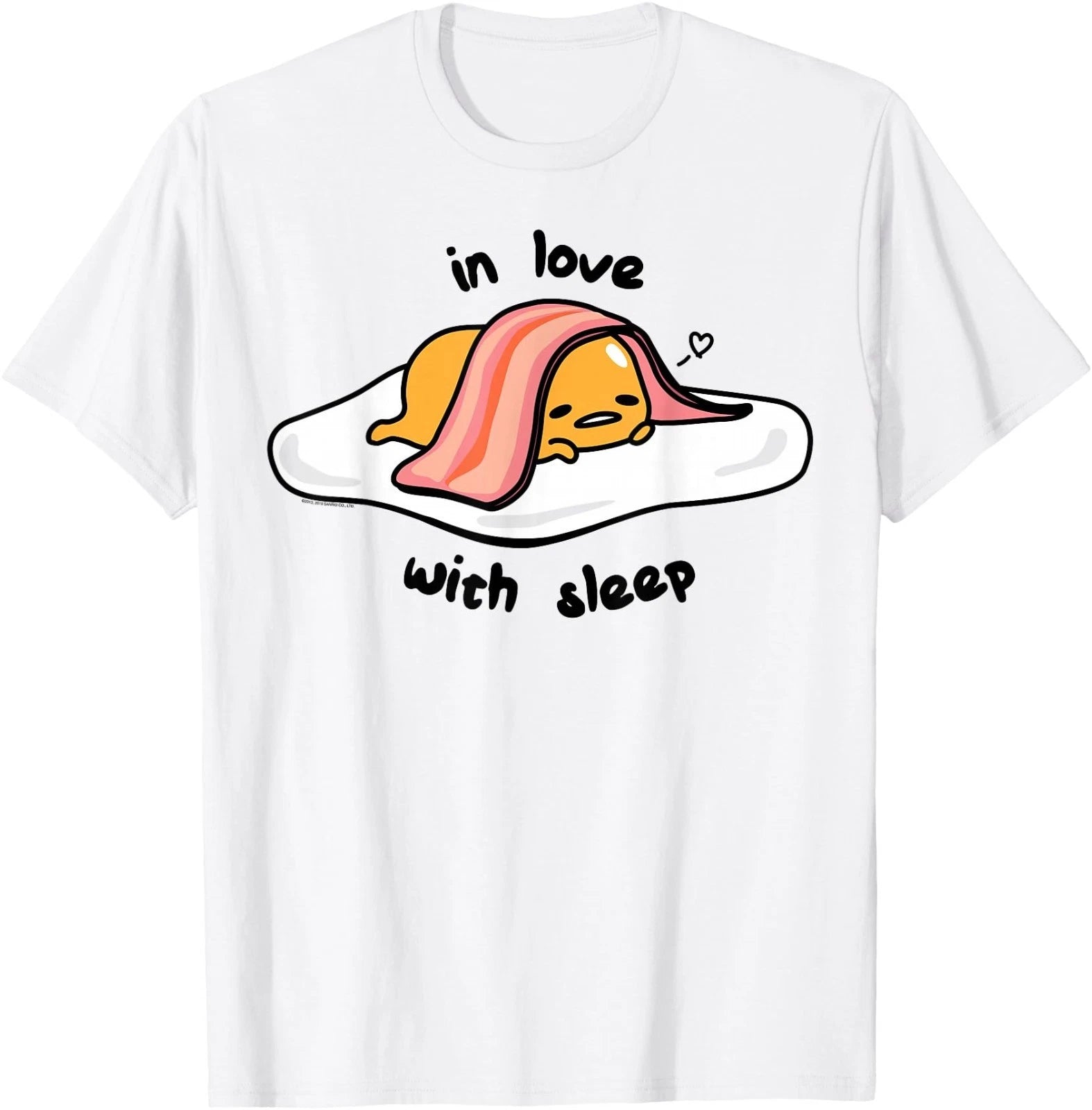 Gudetama in Love with Sleep Tee Shirt T-Shirt