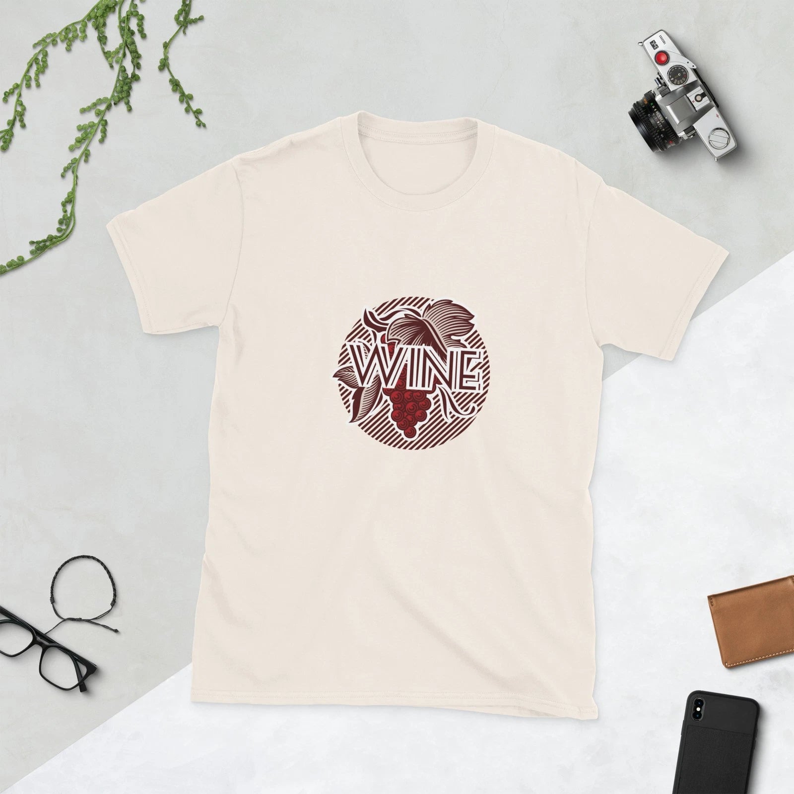 "Wine" Short-Sleeve Unisex T-Shirt