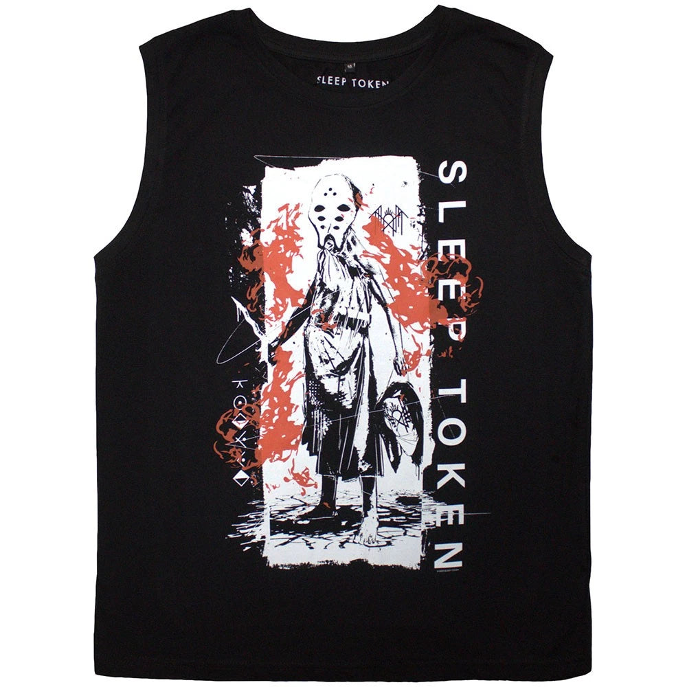 Sleep Token Sleeveless Euclid Officiële T-shirt voor mannen