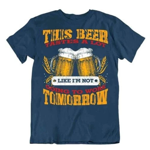 Beach Holiday Summer Aloha Beer T-Shirt Funny Joke Complex Shirt