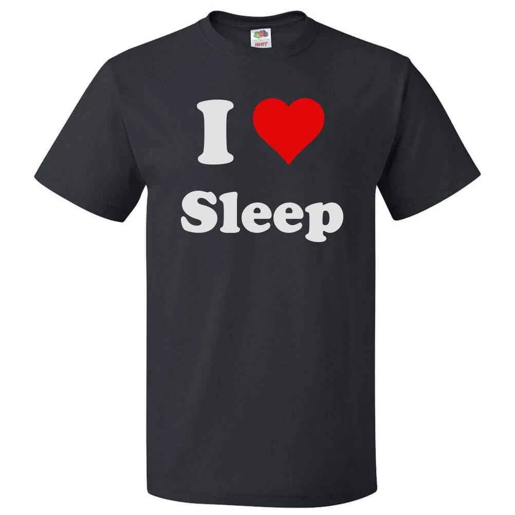 I Love Sleep T shirt I Heart Sleep Tee