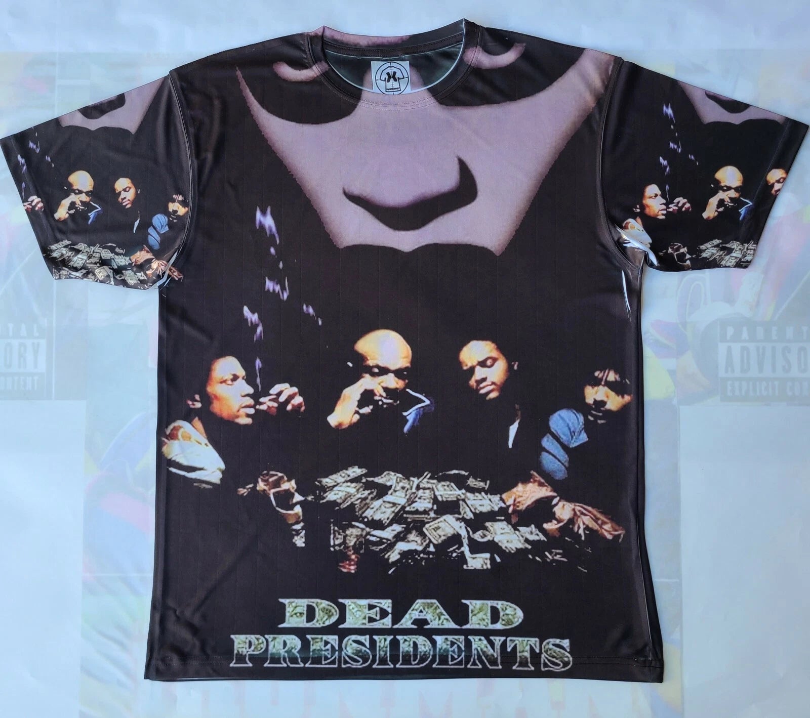 Custom Dead Presidents Cover Sublimated T Shirt