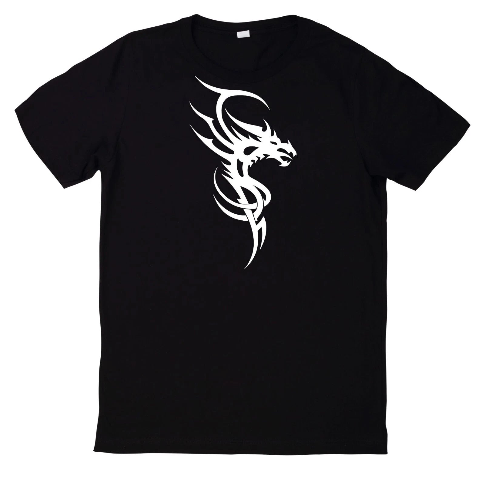 Tribal Dragon Dragon Dragon Tattoo Mystical Motif Cotton T-Shirt