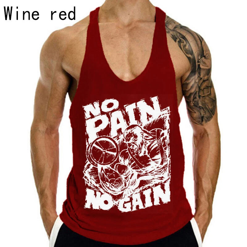 Mens Sports Bodybuilding Vest Muscle Undershirt Singlet Breathable Fitness Tank