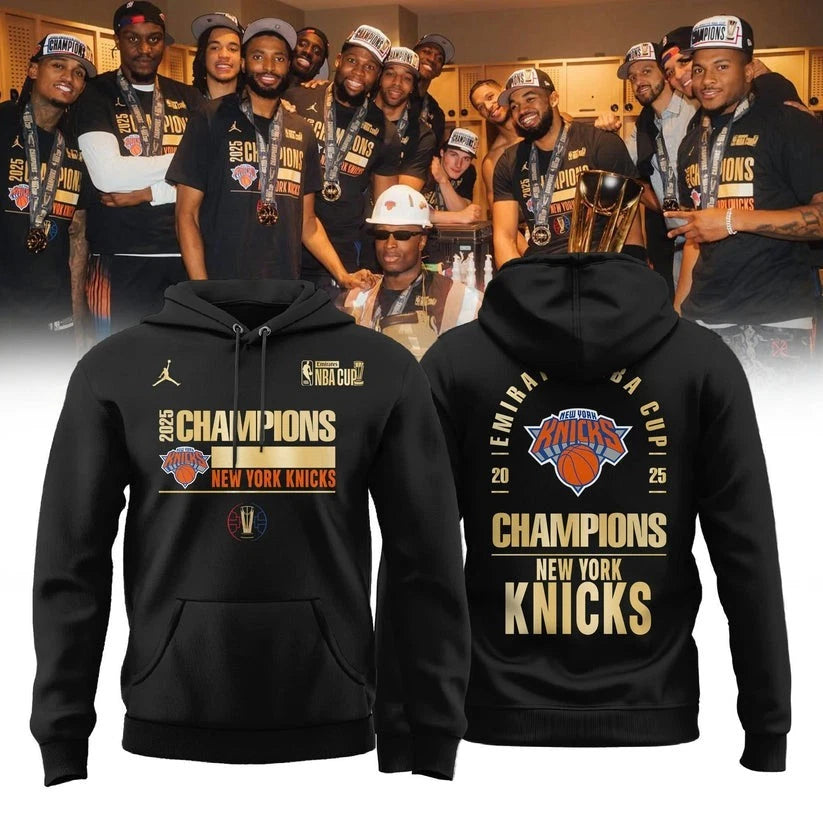 Knicks 2025 Cup Champions Combo Hoodie