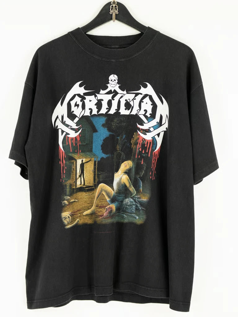 1999 MORTICIAN - CHAINSAW DISMEMBERMENT Vintage T-Shirt Reprint