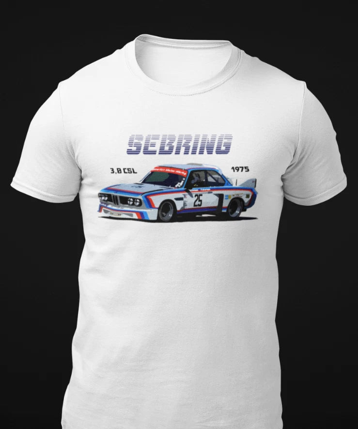 1975 3.0 CSL Race Car Short-Sleeve Unisex T-Shirt
