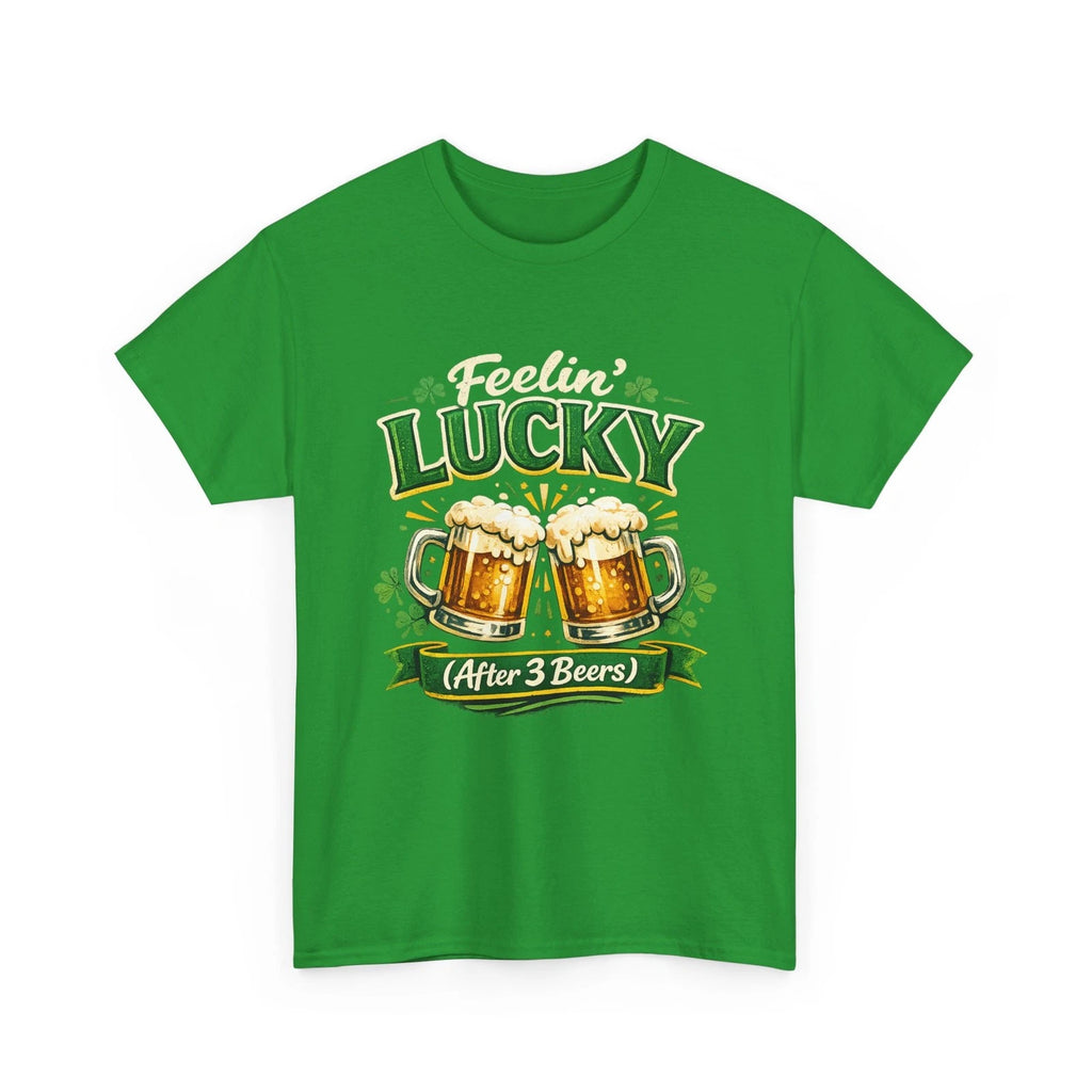 Lucky After 3 Beers T-Shirt | St. Patrick's Day Beer Tee