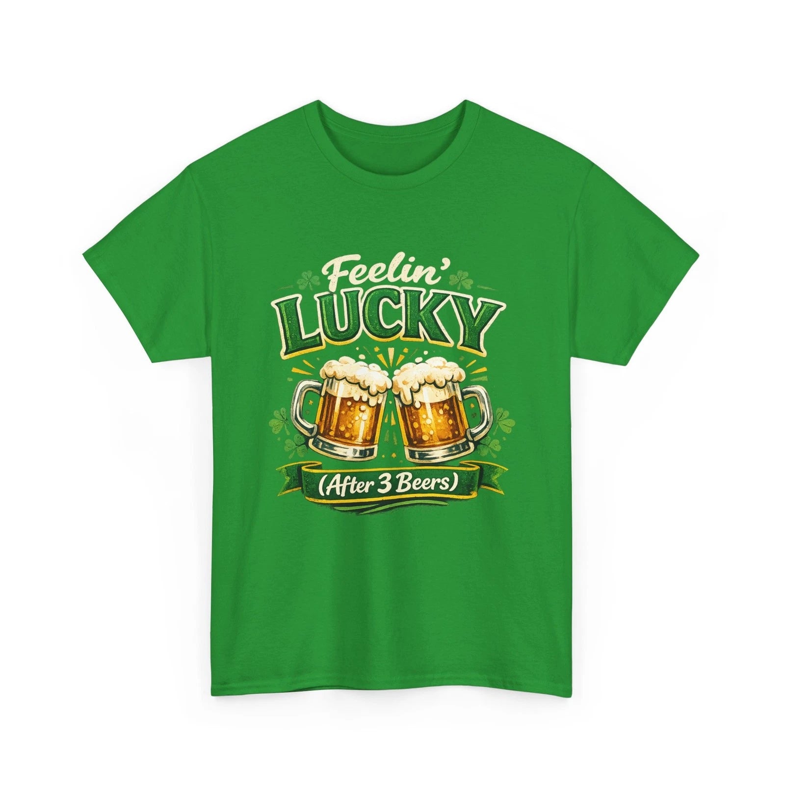 Lucky After 3 Beers T-Shirt | St. Patrick's Day Beer Tee