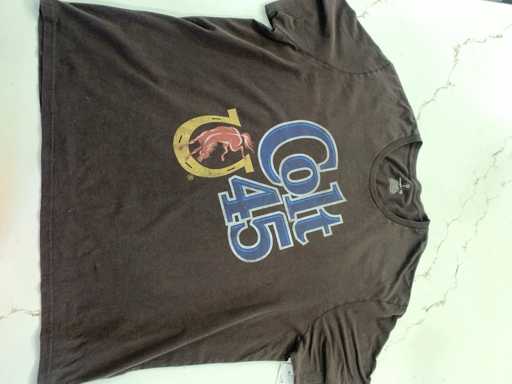 COLT 45 Wrangler Shirt Pabst Horseshoe Graphic Tee Men’s Size 3X NEW