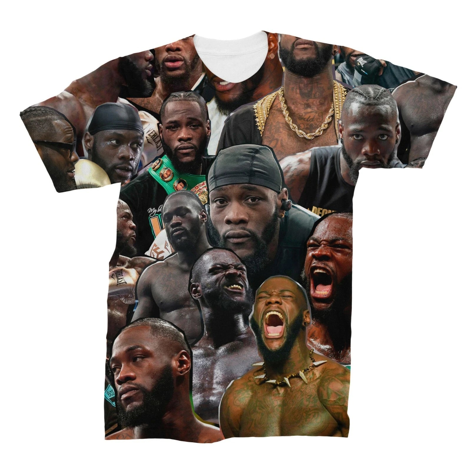 Deontay Wilder Collage T-Shirt