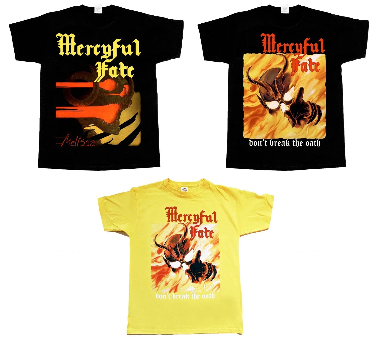 MERCYFUL FATE MELISSA DON'T BREAK THE OATH NEW BLACK T-SHIRT S - 5XL