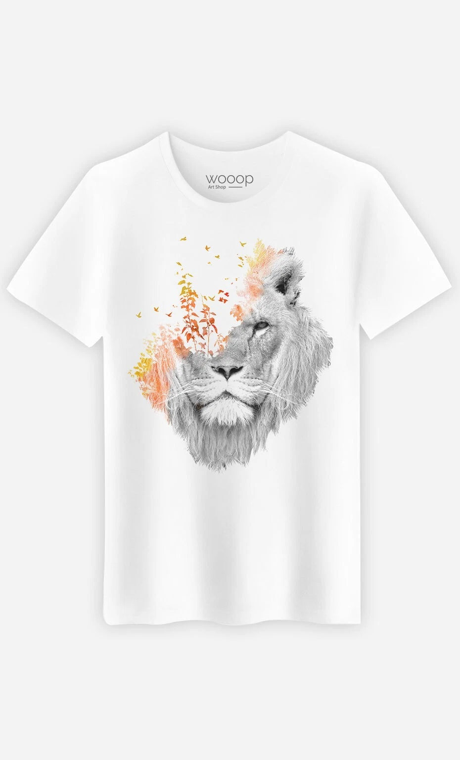 Men's Short Sleeve T-Shirt White, IF I ROAR