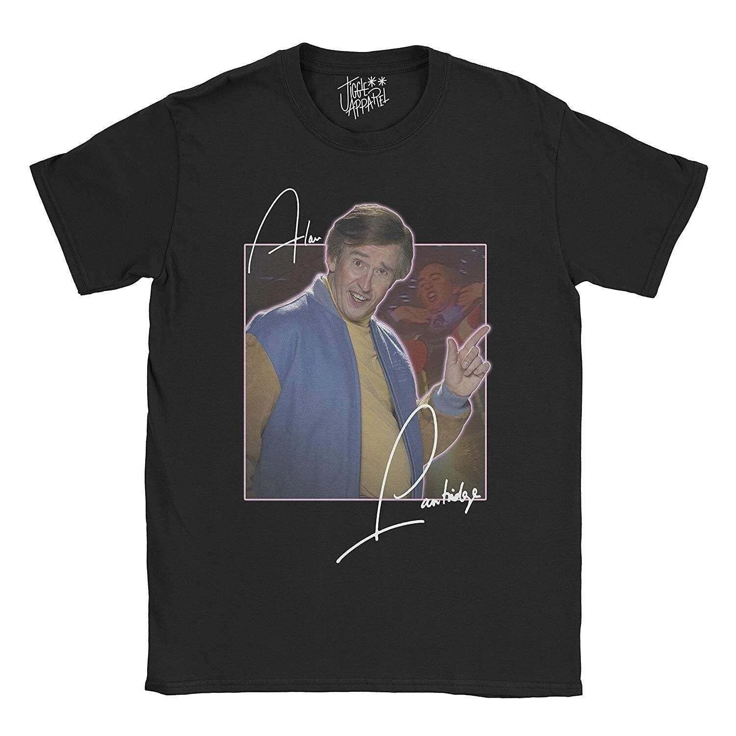 Alan Partridge Back Of The Net T-Shirt Funny Quote Comedy TV Meme Mens Gift Tee