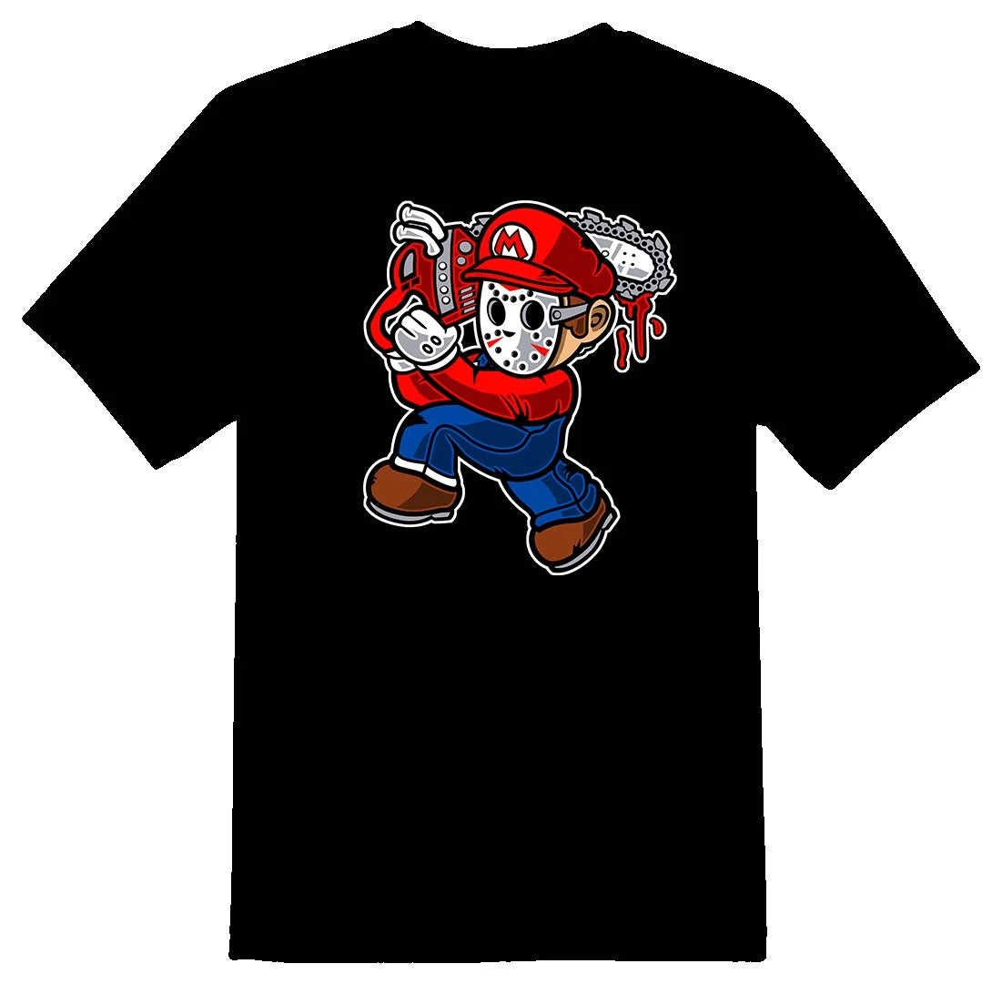 Marvin chainsaw Massacre comic character  Tee shirt black or white
