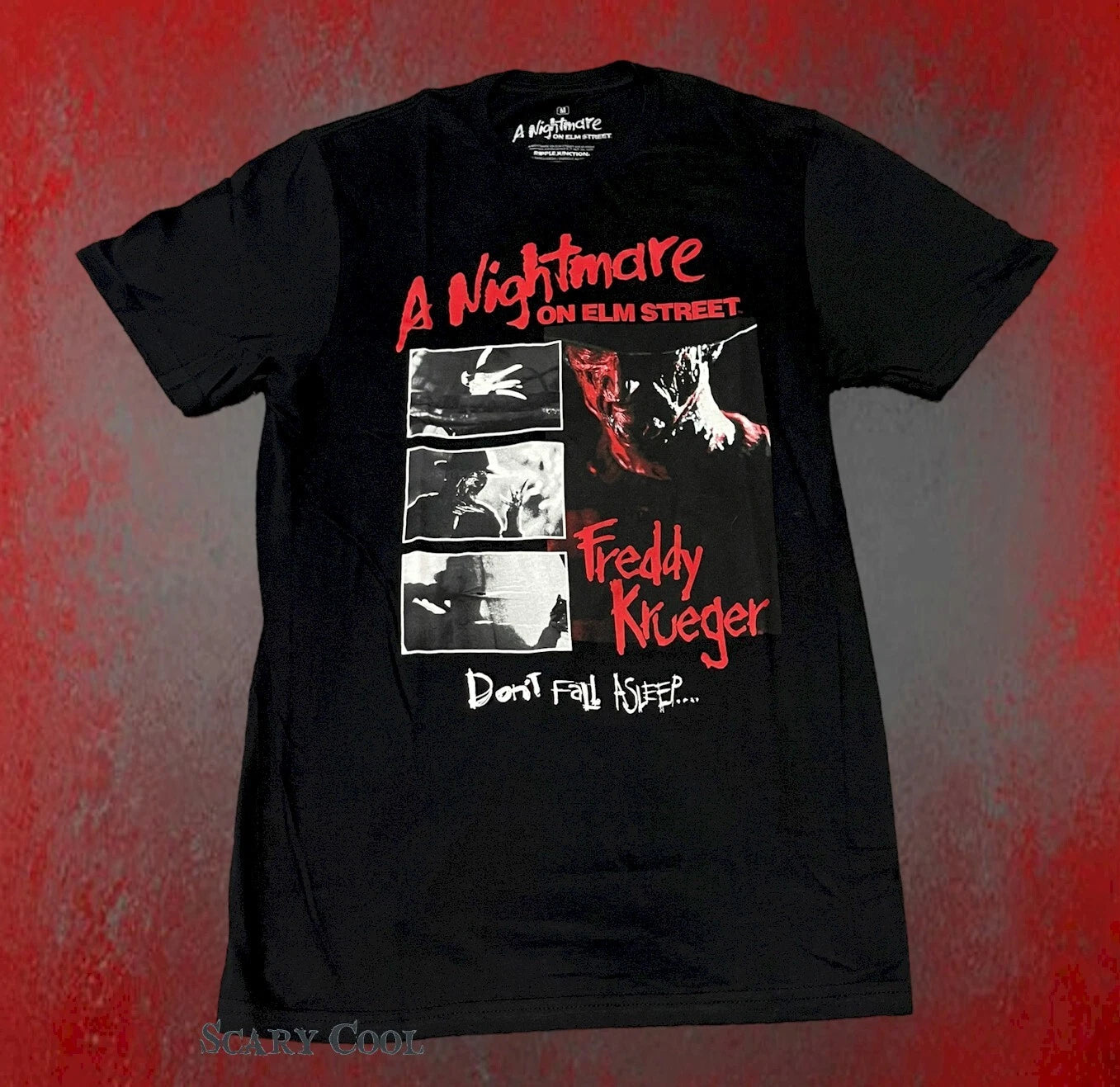 New Nightmare on Elm Street Freddy Krueger Don't Fall A Sleep Mens T-Shirt