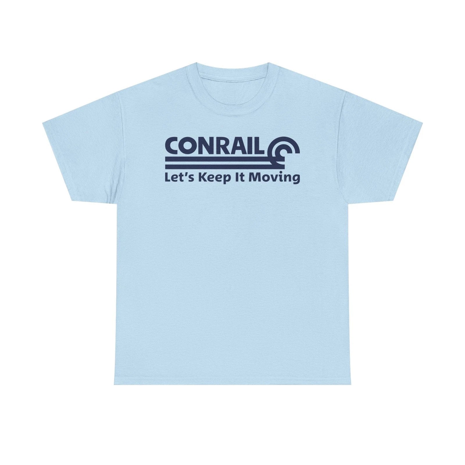 Conrail Let's Keep It Moving Railroad Logo Vintage Train T-Shirt