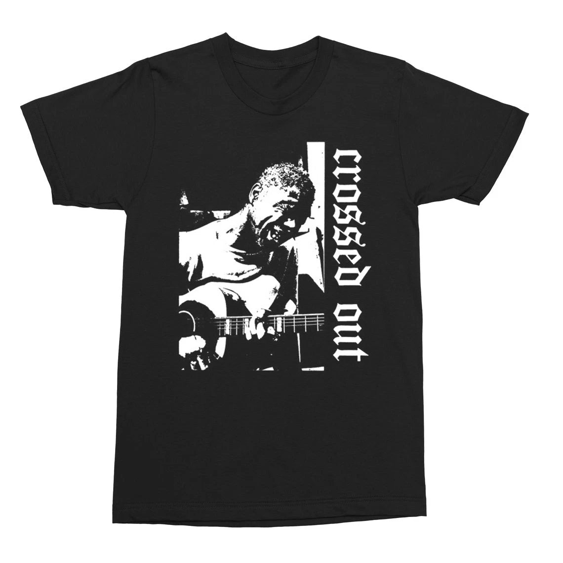 CROSSED OUT - Guitar - T-SHIRT - Punk, Crust, Grindcore, Thrash,  Unisex Tee