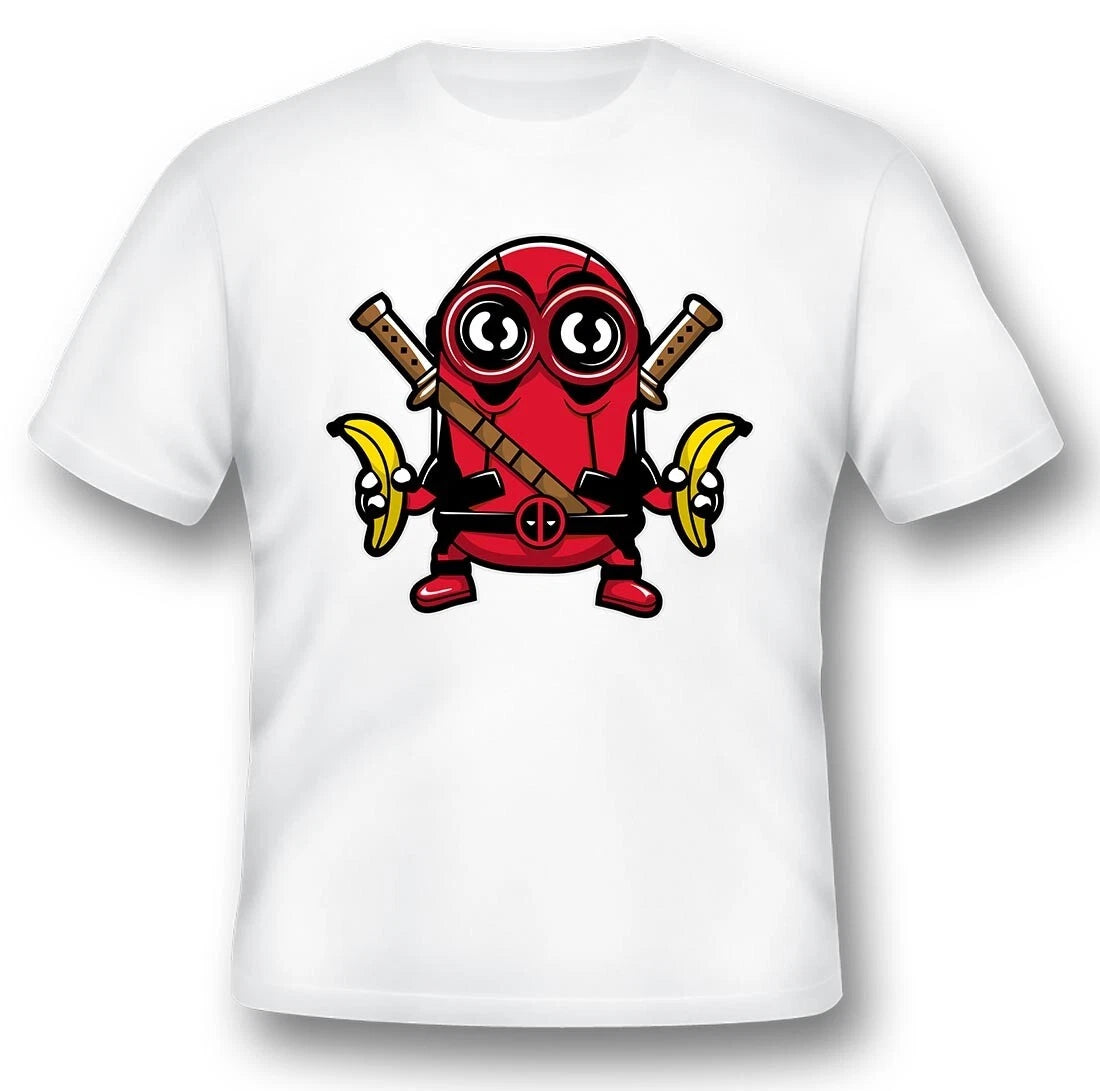 Banana Samurai Shirt  Black or White Tee