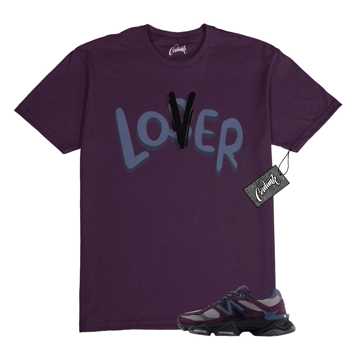 9060 Plum Brown Ice Wine Dark Arctic Grey T Shirt to Match LOVER