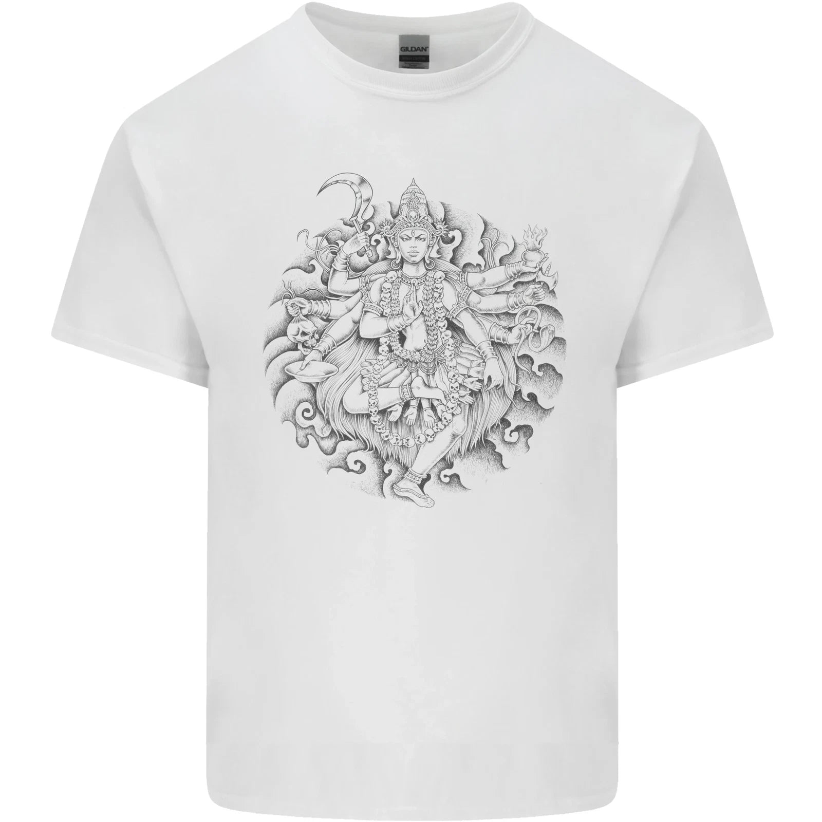 Goddess Shiva Hindu God Hinduism Religion Mens Cotton T-Shirt Tee Top