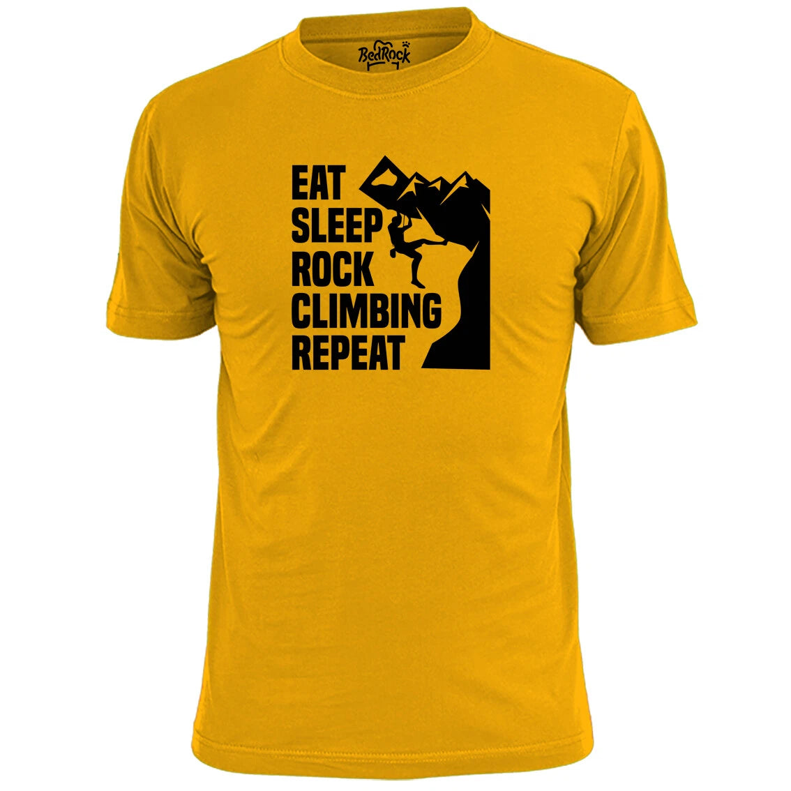 Mens Eat Sleep Rock Climbing Repeat T Shirt Outdoor