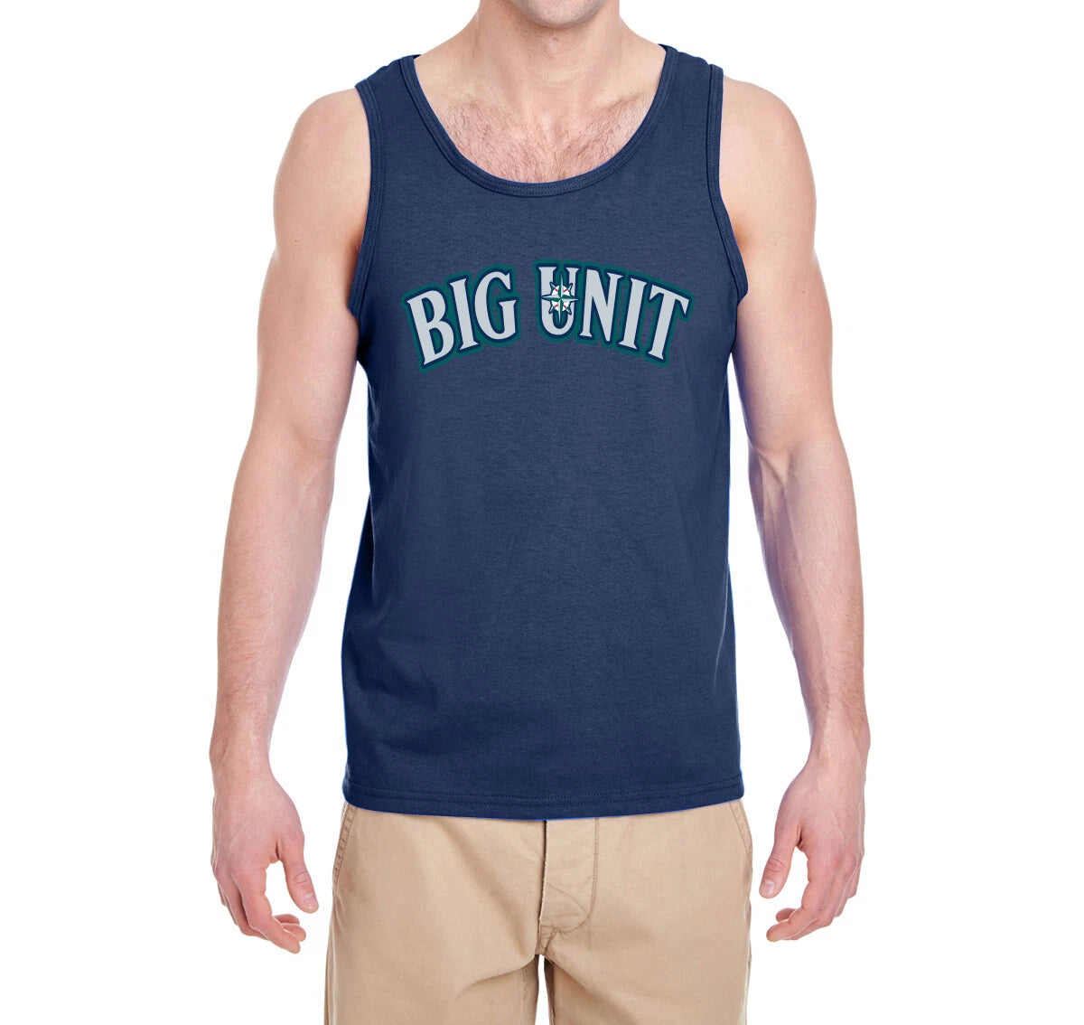 Seattle Mariners Randy Johnson Big Unit Logo Tank Top