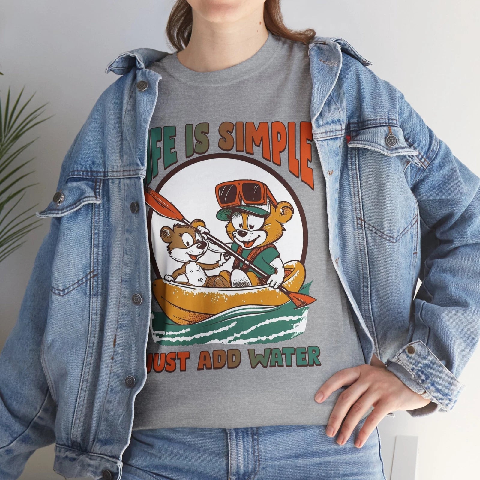 Joke T-Shirt - Perfect Tee Life is Simple Just add Water Shirt