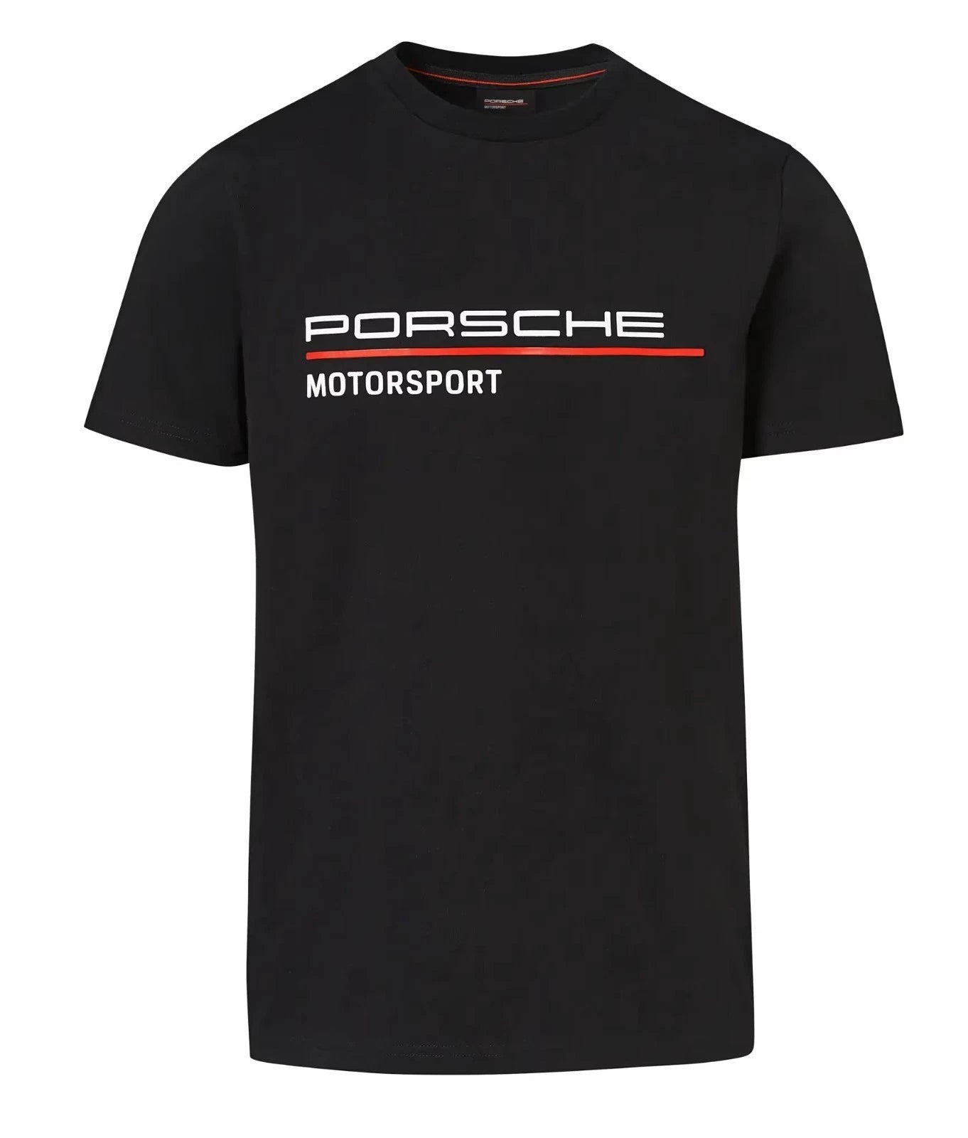 Porsche Motorsport T-shirt Black DDP  (NO US CUSTOMS FEE)
