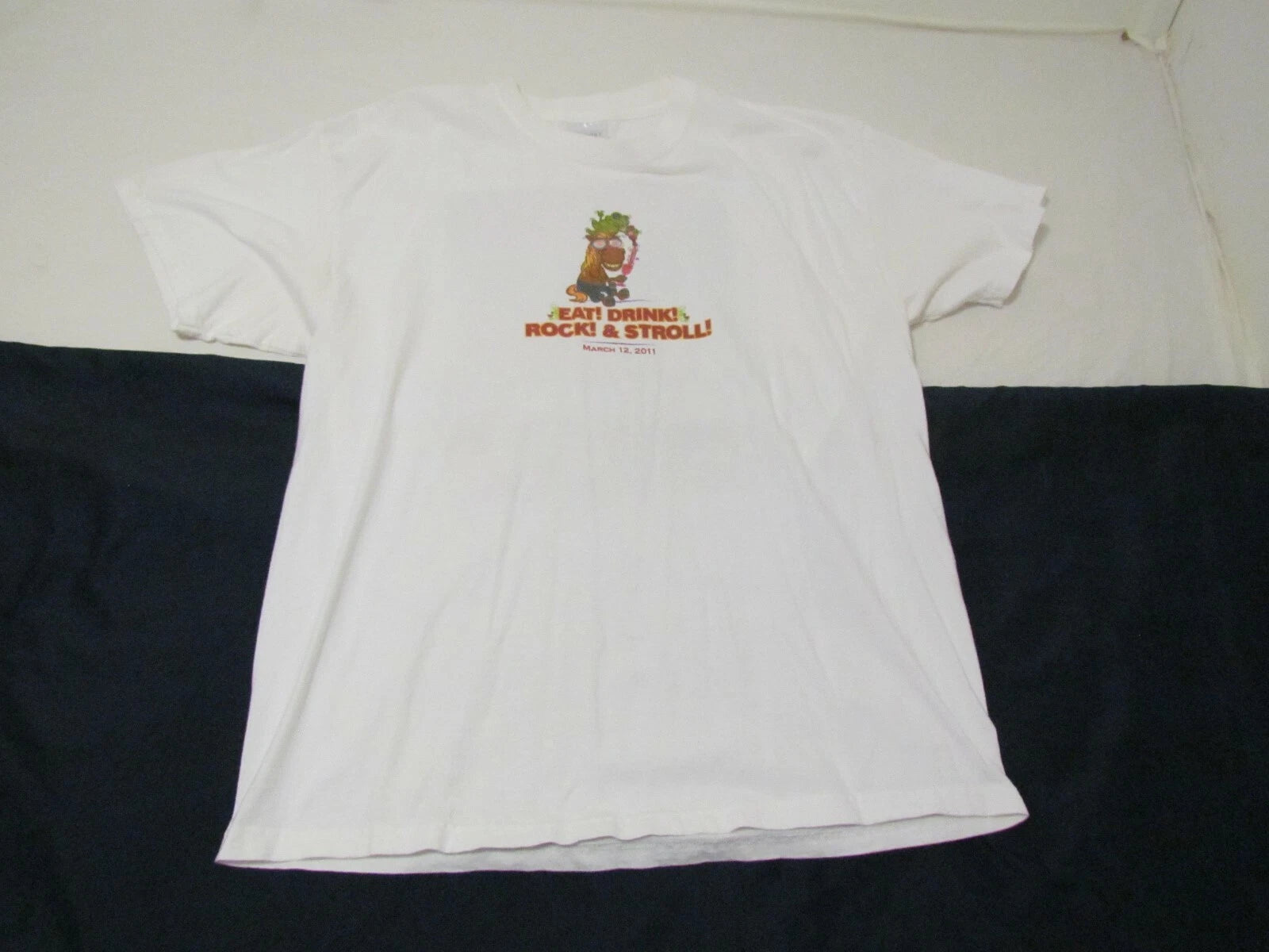 Cocoa Beach Wine&Food Festival 2011 Logo Adult T-Shirt Size Large