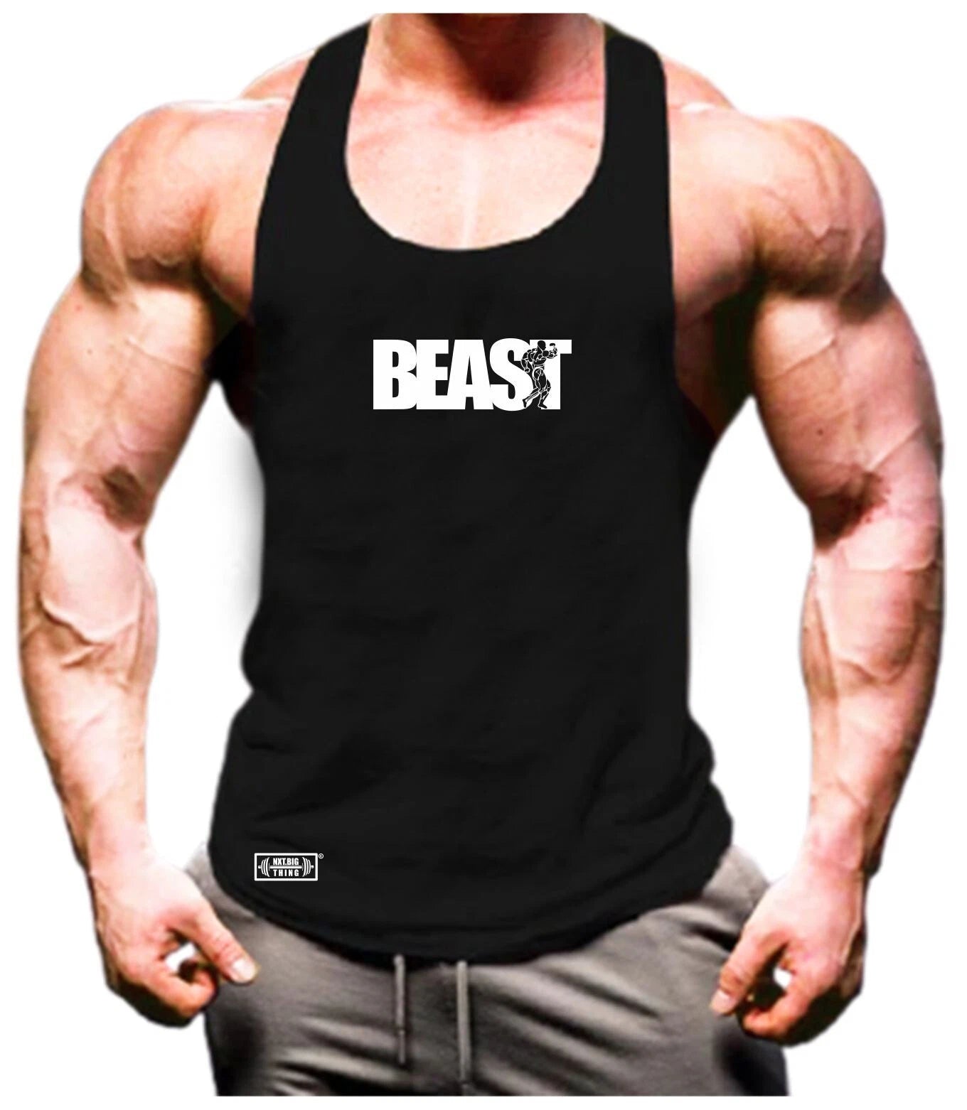 Beast Vest Gym Clothing Muscles Bodybuilding Training Workout Exercise Tank Top