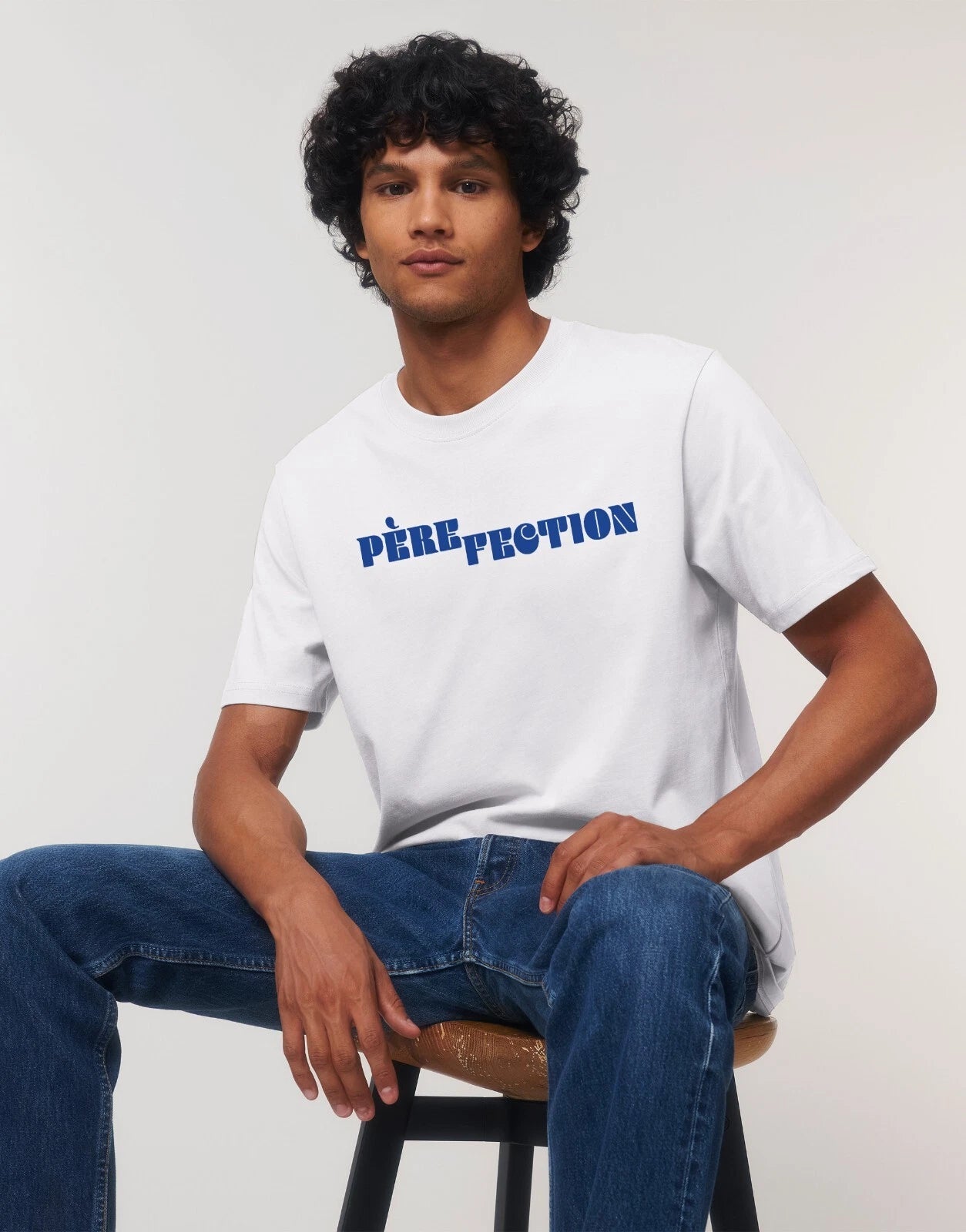 Men's Short Sleeve T-Shirt White, PERE FECTION
