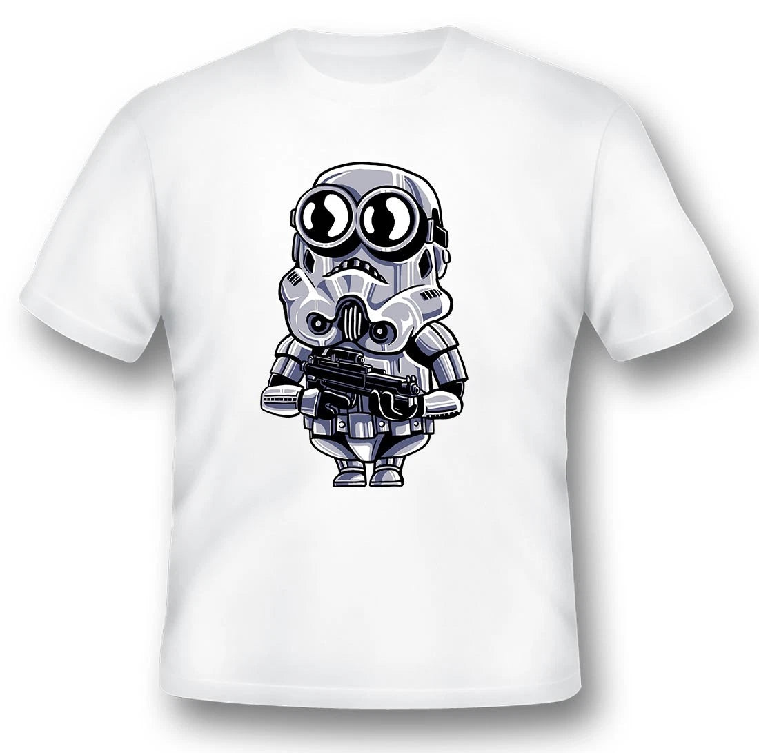 Mini Soldier superhero Tee shirt black or white