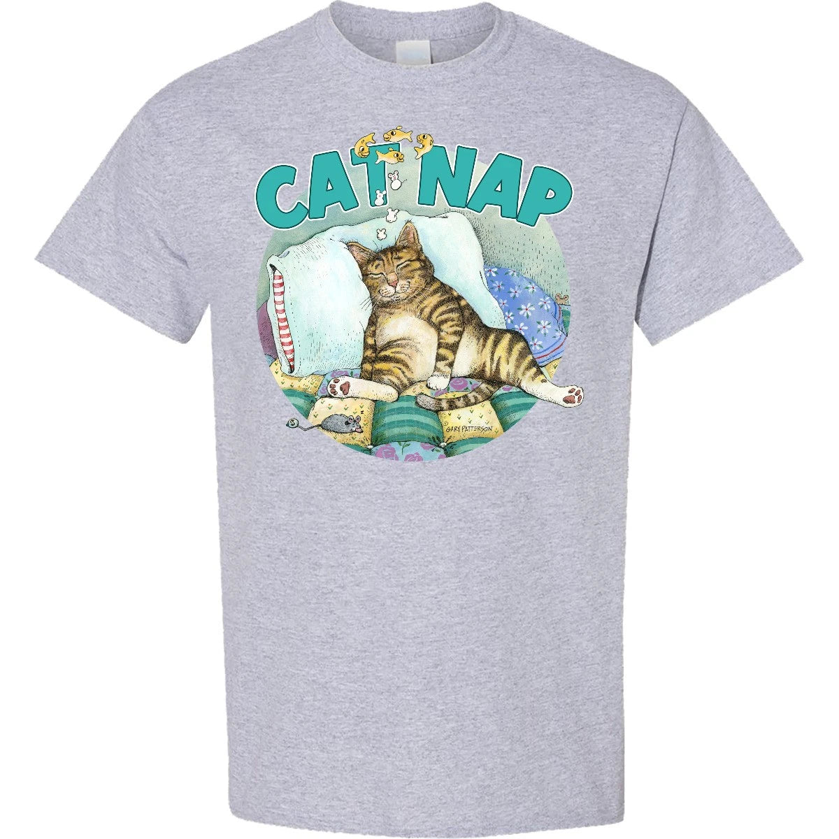 Inktastic Cat Nap Cute Sleeping Cat - Gary Patterson Feline I Love Cats Lover