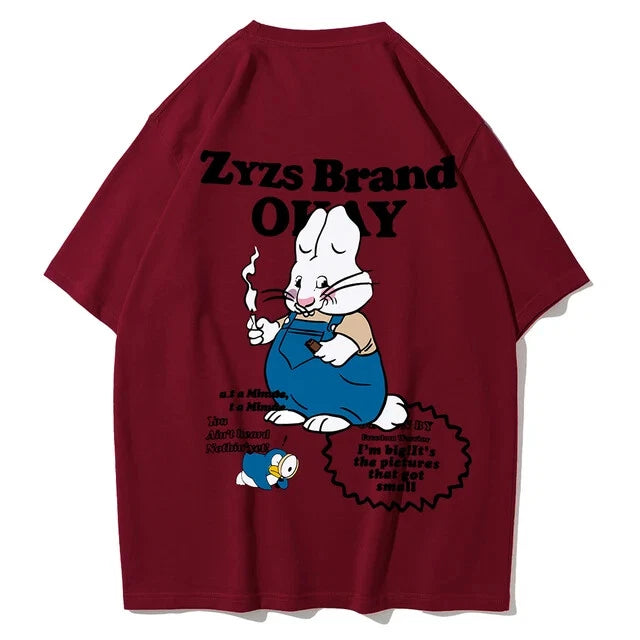 Fat Rabbits Shine Matches Shirts Print Man Holiday Tees Cool - AU Stock
