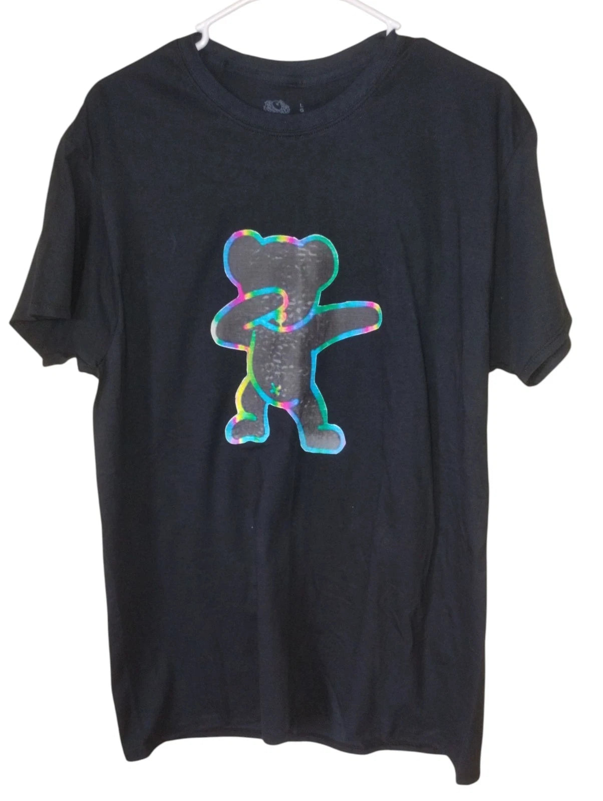 Mens Graphic Bear Dabbing T Shirt Size L
