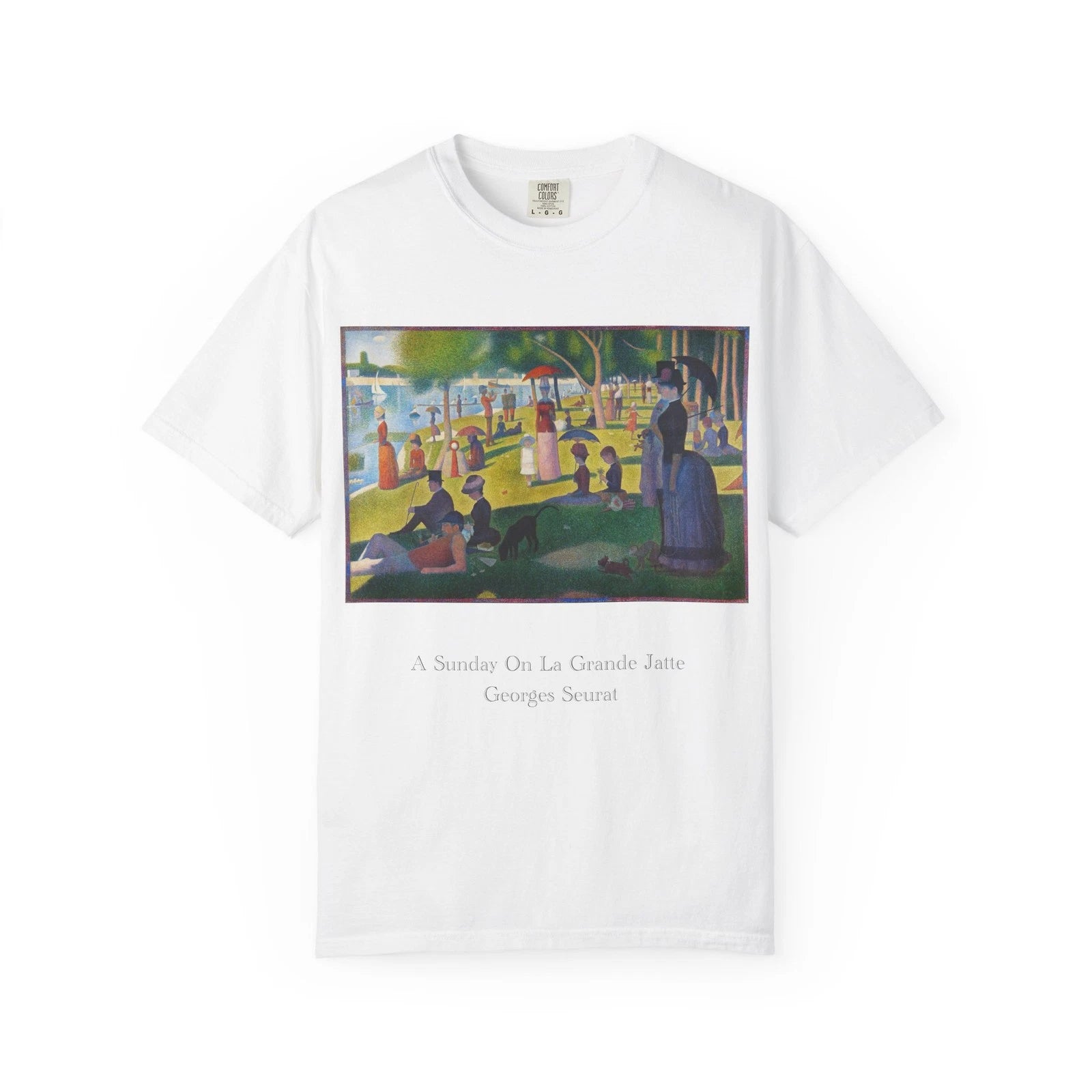 A Sunday On La Grande Jatte Georges Seurat T-Shirt,Casual Wear, Unique Artwork