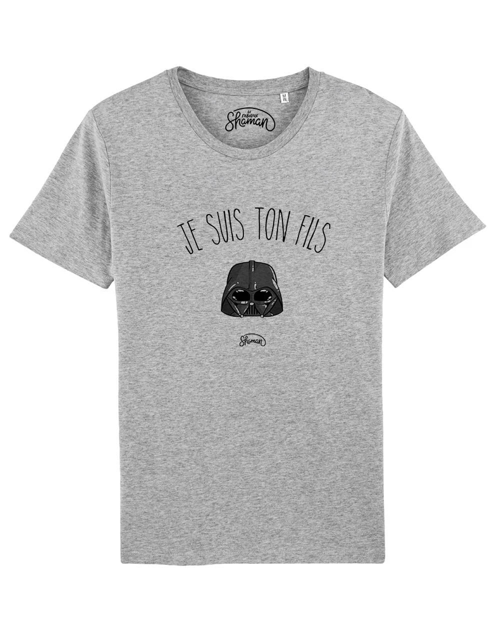 T-Shirt Man short Sleeve Gray, I Am Tone Thread