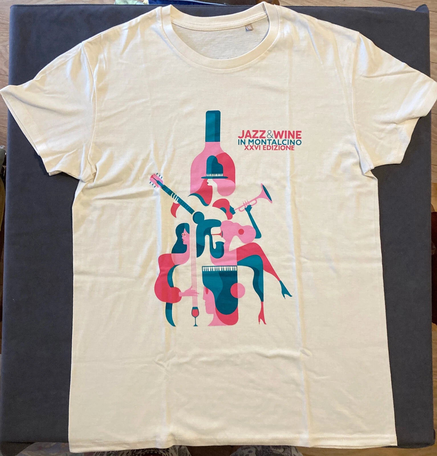 JAZZ & WINE Montalcino XXVI Edition 2023 T-Shirt Size M/L Banfi Wine