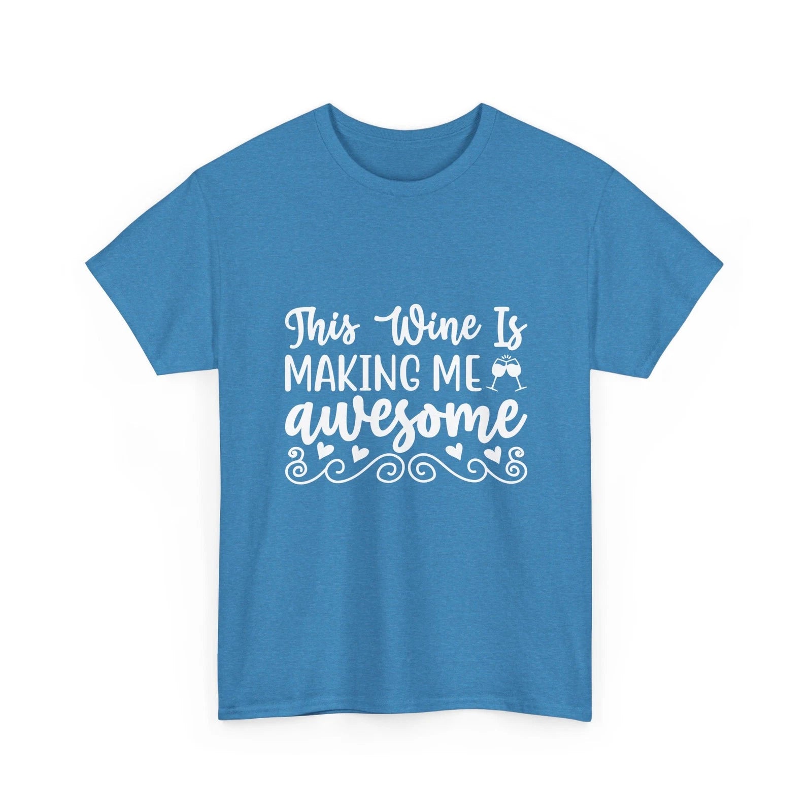 Wine Lover Graphic T-Shirt Funny Wine Glass Graphic Tee