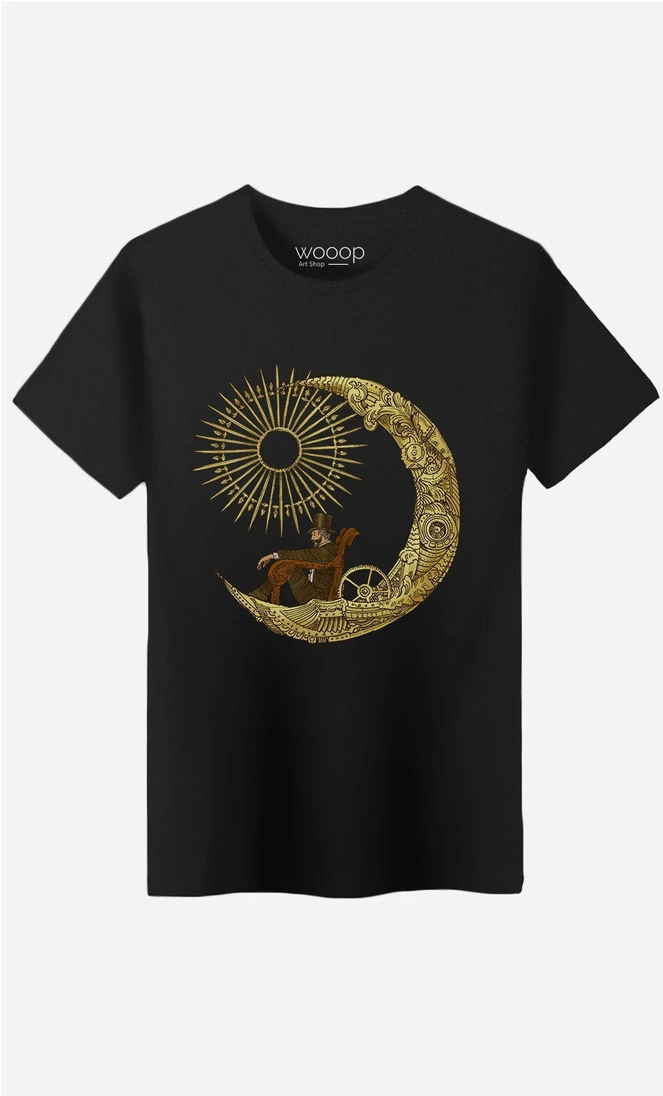 Man Sleeves - Moon Travel Black