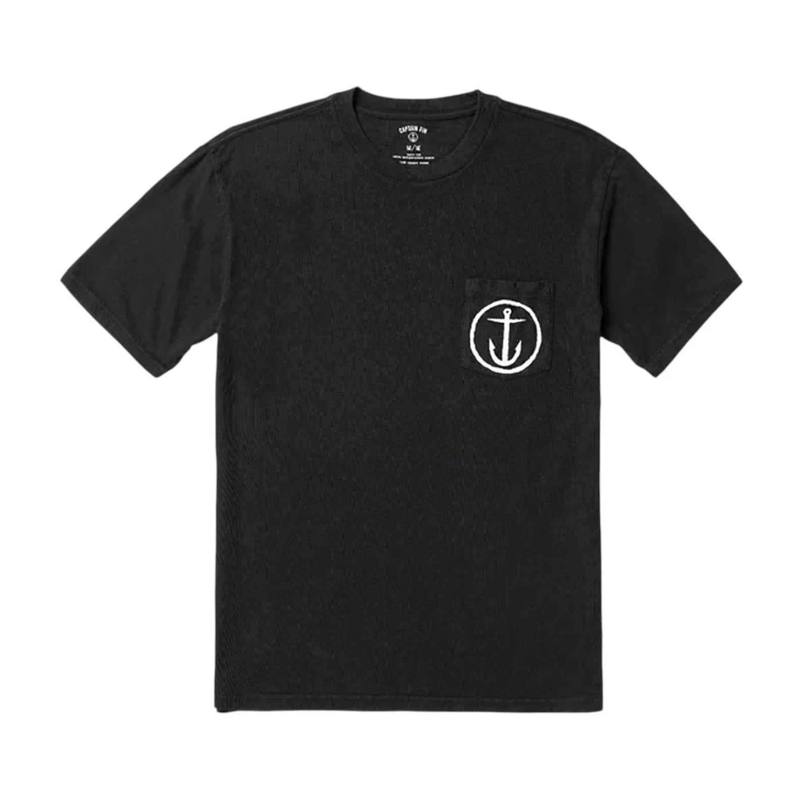 Captain Fin OG Pocket Logo Mens Graphic Print  T Shirts Casual Summer Cotton Top